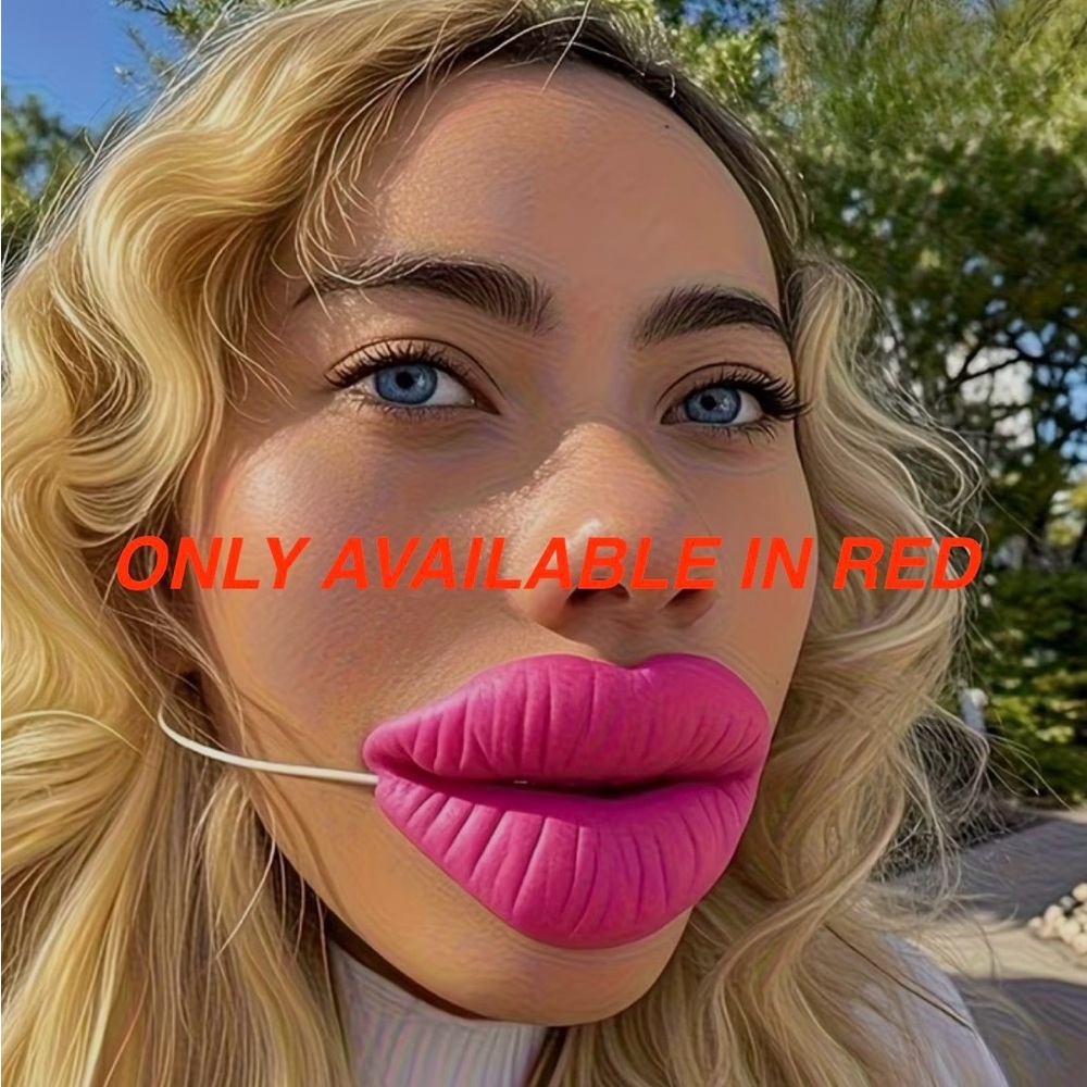 Giant Sausage Lips Available only in RED